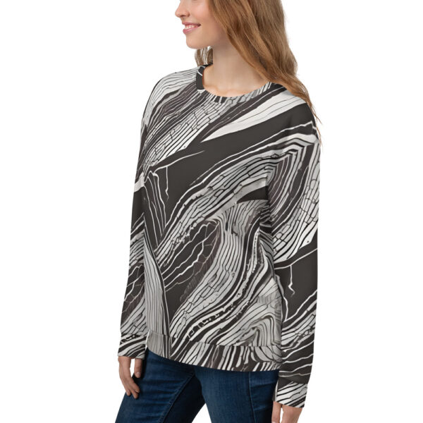 Premium Brown and White Art —Sweatshirt - Image 4