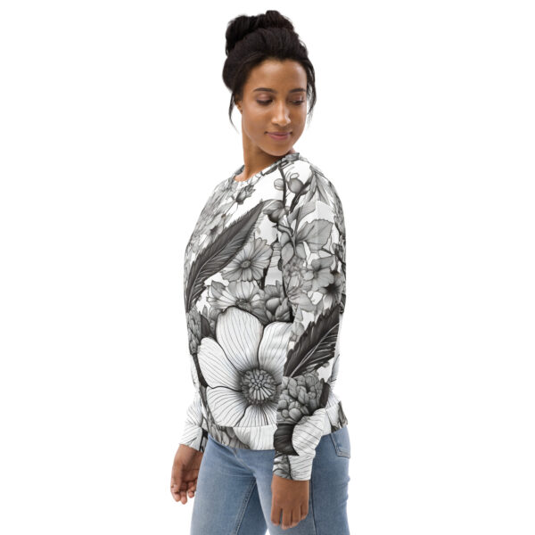 Grace Flowers Sweatshirt - Image 2