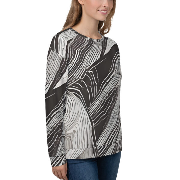 Premium Brown and White Art —Sweatshirt - Image 5