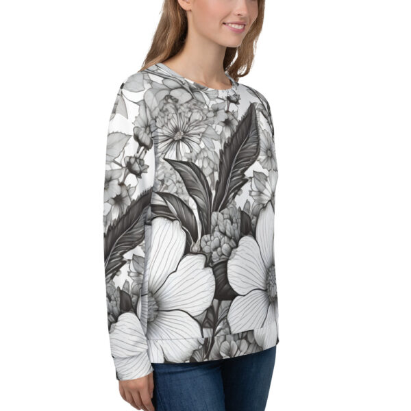 Grace Flowers Sweatshirt - Image 4