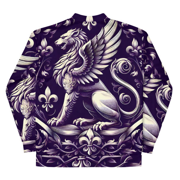 Griffin Emblem Bomber Jacket— Premium Luxe Edition - Image 4