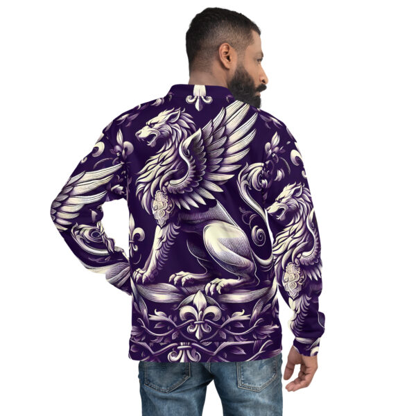 Griffin Emblem Bomber Jacket— Premium Luxe Edition - Image 6