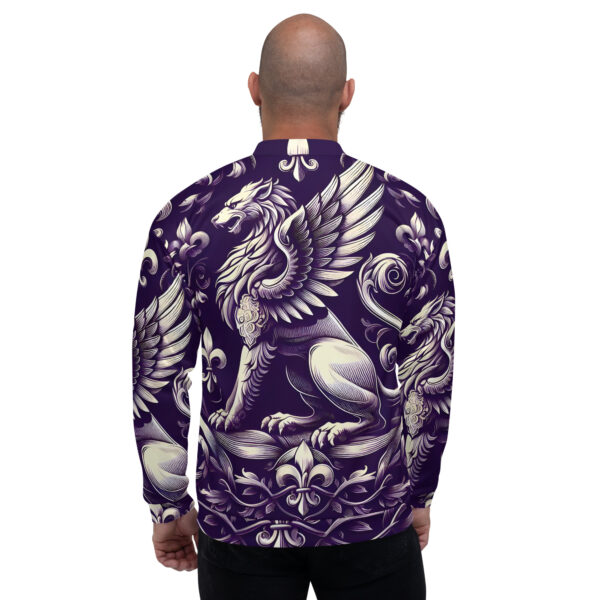 Griffin Emblem Bomber Jacket— Premium Luxe Edition - Image 7