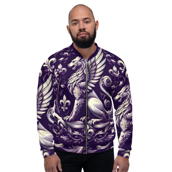 Griffin Emblem Bomber Jacket— Premium Luxe Edition