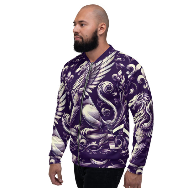 Griffin Emblem Bomber Jacket— Premium Luxe Edition - Image 8