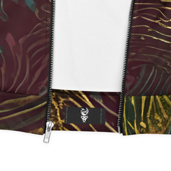 Premium Peacock feathers Bomber Jacket - Image 5