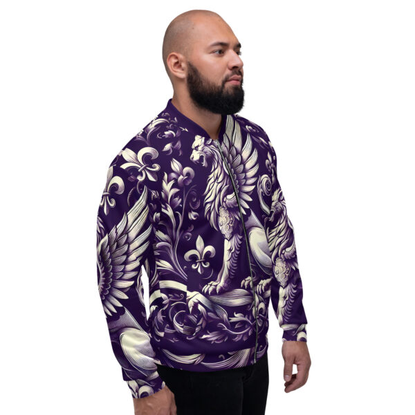 Griffin Emblem Bomber Jacket— Premium Luxe Edition - Image 9