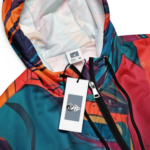 Rivo Full Printed Art— Cropped Windbreaker - Image 2