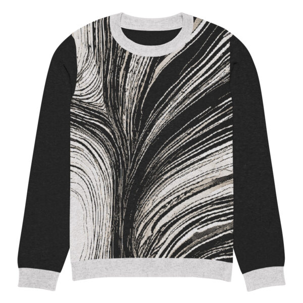 Black&White Knitted crew neck sweater - Image 16