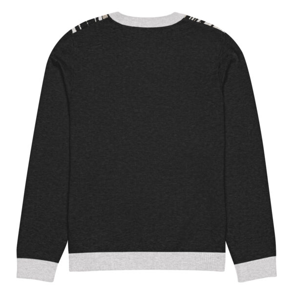 Black&White Knitted crew neck sweater - Image 5