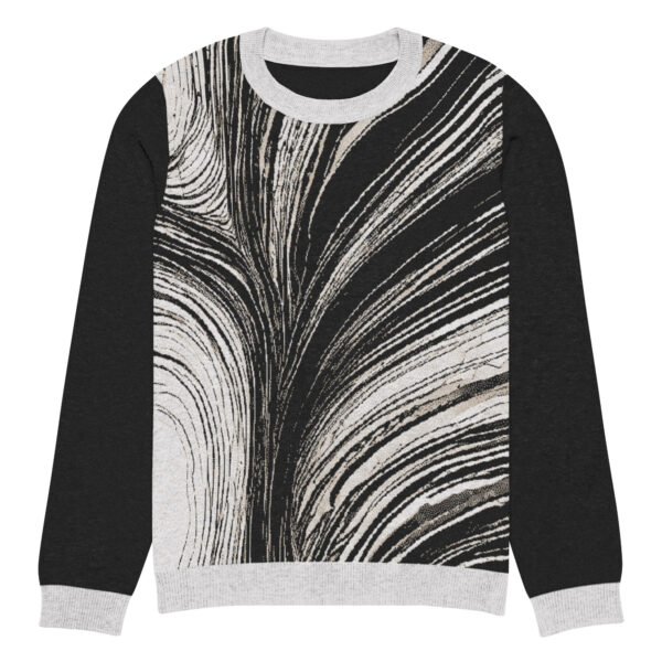 Black&White Knitted crew neck sweater