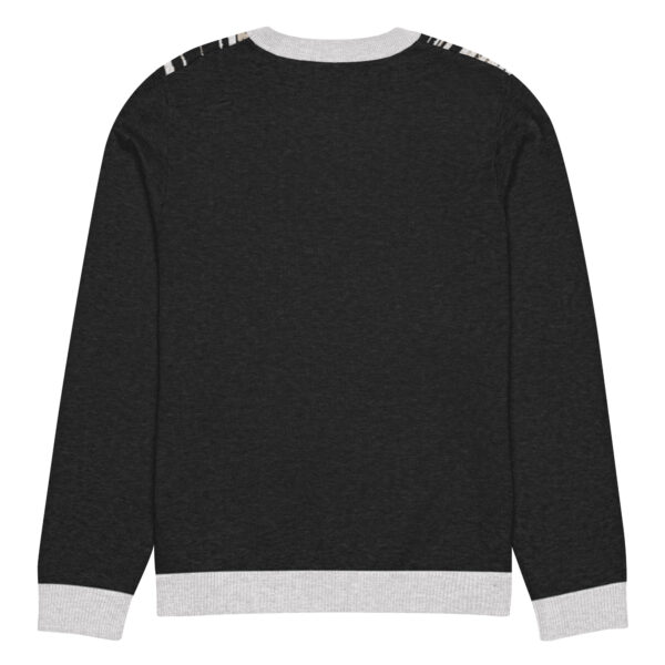 Black&White Knitted crew neck sweater - Image 3