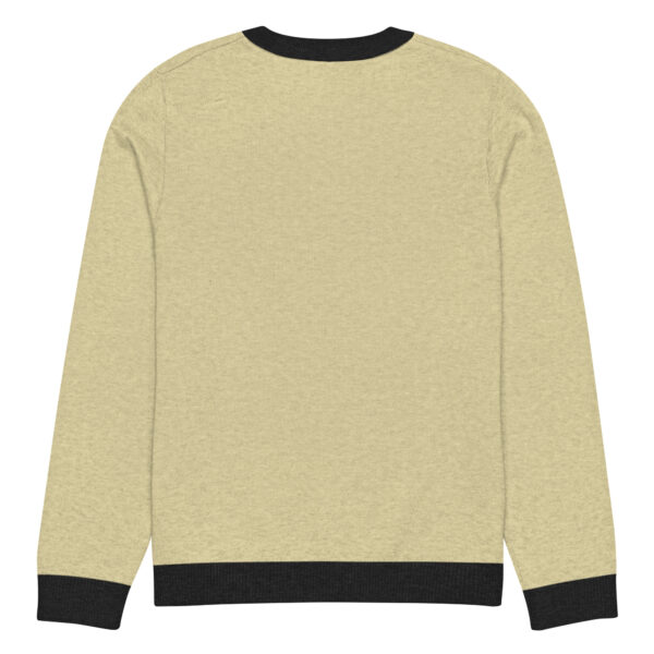 Knitted crew neck sweater - Image 4