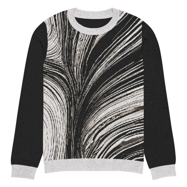 Black&White Knitted crew neck sweater - Image 10