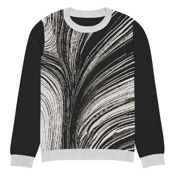 Black&White Knitted crew neck sweater - Image 6